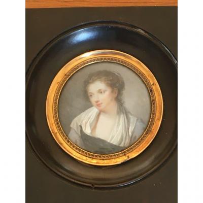 Portrait Of Young Peasant Woman