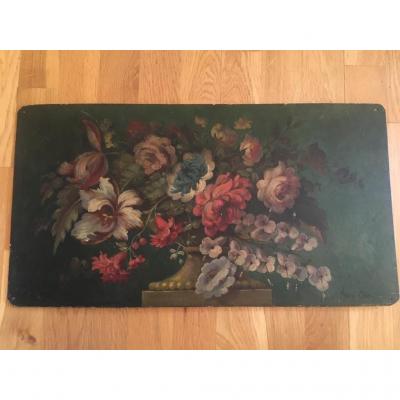 Bouquet Of Flowers On An Entablature