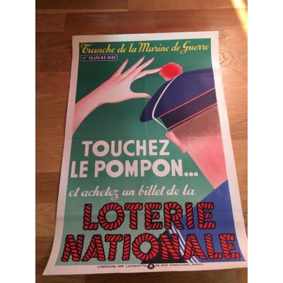 National Lottery Poster By Louis Marcoussis.