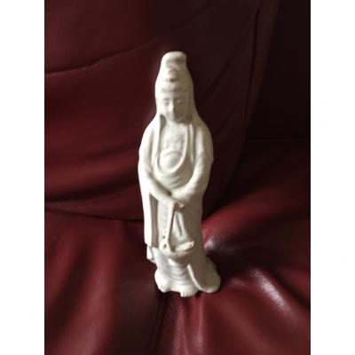  Chinese Figure In White Slip
