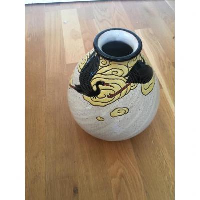 Art Deco Ceramics - Flight Of Cranes