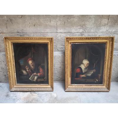 Pair Of Paintings - Oil On Canvas