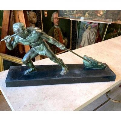Bronze "hauler" Or "effort" By Gory 1930