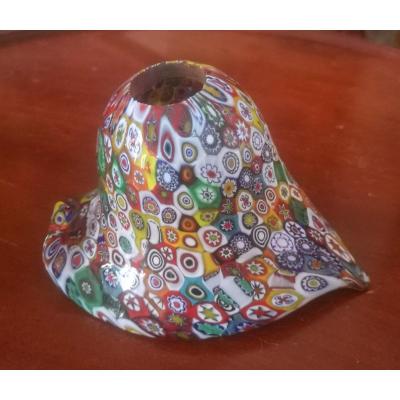 Twentieth Century Murano Glass Tulip Lampshade "thousand Flowers"