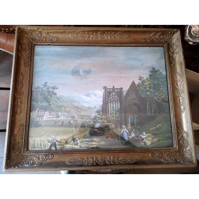 Gouache In Italian Taste Early Nineteenth