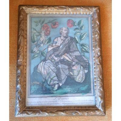 18th Century Dressed Engraving