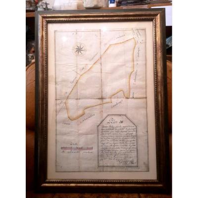 Plan Du Bois De La Perle 1740