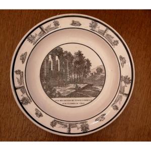 Plate De Creil Montereau 