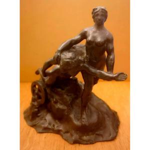 Bronze Signed J.patissou Joret Founder Twentieth