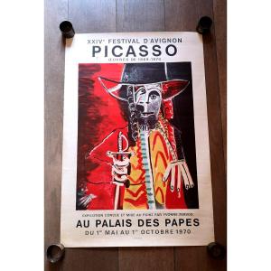 Pablo Picasso Poster XXIth Avignon Festival 1970