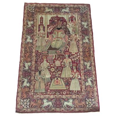 Antique Kirman  Rug 216cmx143cm