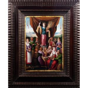Homage To Ceres. Louis De Caullery & Workshop (antwerp 1580-1621) 