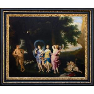 The Judgment Of Paris – 17th Century Italian School (bologna)