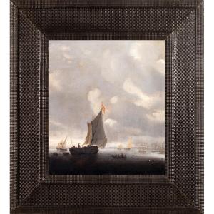 17th-century Dutch Seascape. Workshop Of Salomon Van Ruysdael 