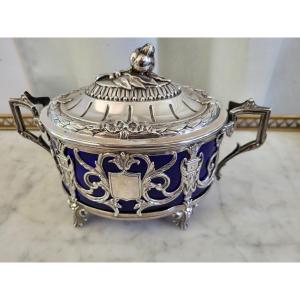Sugar Bowl Silver Minerva Nineteenth Century