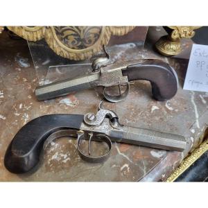Pair Of Liege Chest Pistols C.1830 Tbe