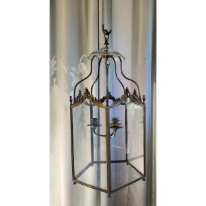 Louis XV Bronze Lantern 19th Century