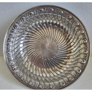 Large Silver Minerva Bowl, 19th Century 