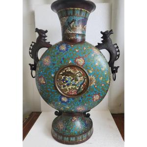 Large Cloisonné Gourd Japan 19th Century 