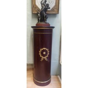 Selette, Mahogany Sheath Gilt Bronze Empire Period 19th Century H115