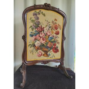 Fire Screen Stamped Coulon Louis XV Period 18th Century
