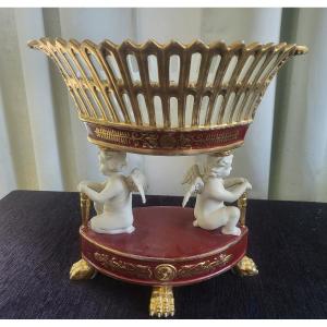 Large Paris Porcelain Cup, 19th Century Height 30cm