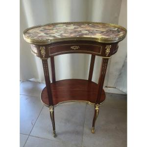 19th Century Mahogany And Gilt Bronze Coffee Table 