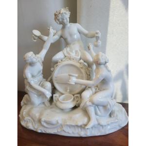 Meissen Porcelain Group, 19th Century 