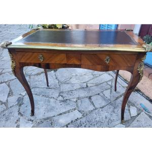 Small Louis XV Flat Desk, 19th Century