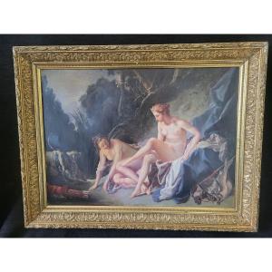 French School, 19th Century, François Boucher, Diana At Her Bath