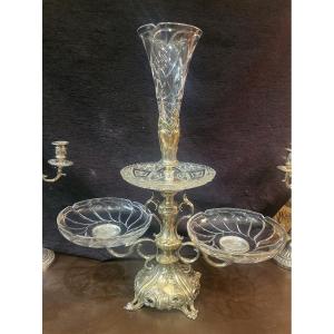 Most Importantly, A Christofle And Baccarat Centerpiece From The Napoleon III Period, 19th Century