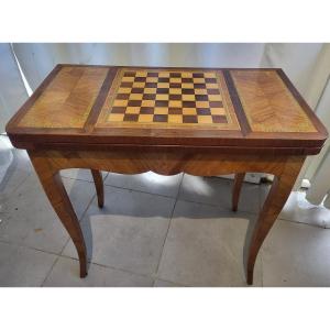 Louis XV Period Marquetry Console Table, 18th Century 