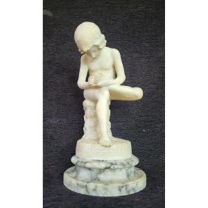 Grand Tour Souvenir Sculpture: The Thorn Puller 