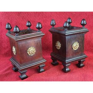 Pair Of Louis Philippe Period Flower Boxes, 19th Century