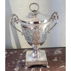 Silver And Crystal Candy Dish P. 1819