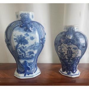 Two Delft Vases, 18th/19th Century 