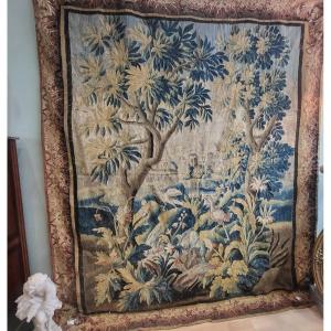 Aubusson Verdure Tapestry, Louis XV Period, 18th Century 