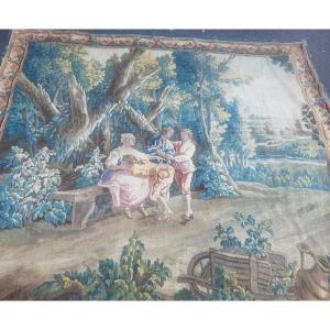 Manufacture Royale d'Aubusson Tapestry By Huet 18th Century 223x238 Cm