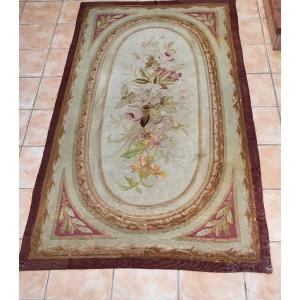 Small Aubusson Carpet, 19th Century 228x125cm