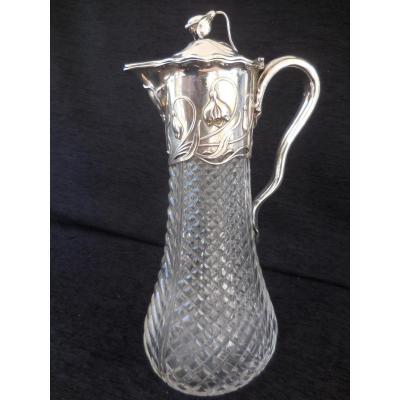 Ewer Crystal And Silver Time 1900