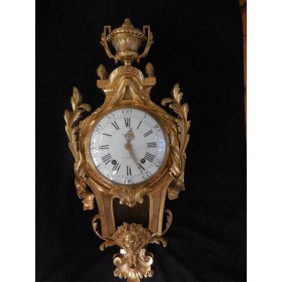 Grand Cartel Gilt Bronze Louis XVI Sg Neighbor Ht 90