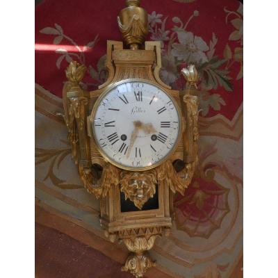 Large Gilt Bronze Cartel Signed Gille In Paris Louis XVI Period Ht84cm Md Delafosse Th. Eighteenth