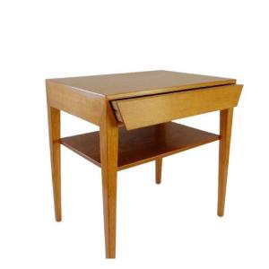 Severin Hansen, 1950 Scandinavian Oak Bedside Table
