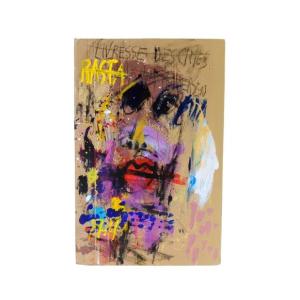 Victor Hasch (1945-2012) Mixed Media On Cardboard