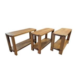 3 Benches S09 By Pierre Chapo From 1976, Elm