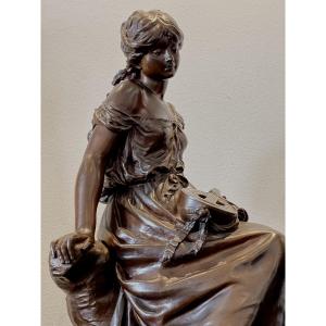 Sculpture  By Auguste Moreau