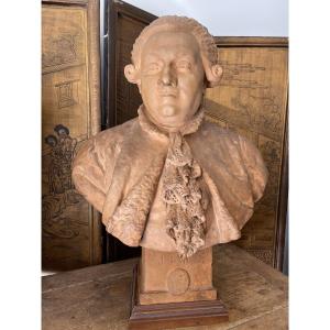 Large Sculpture "joseph Saige " By Emile Louis Truffot