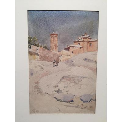 Italian Landscape By Pierre Vignal