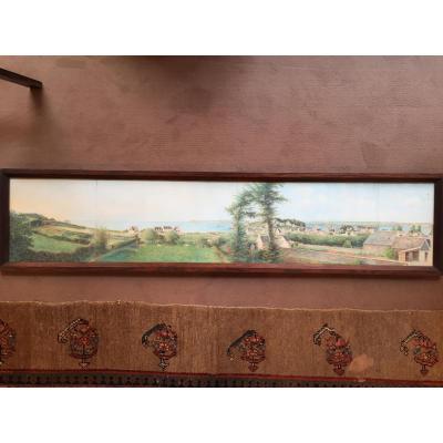 Panorama In Watercolor A View From Britain