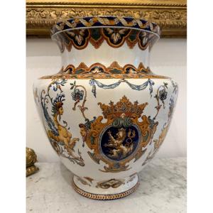 Cache Pot En Faience Manufacture De Gien